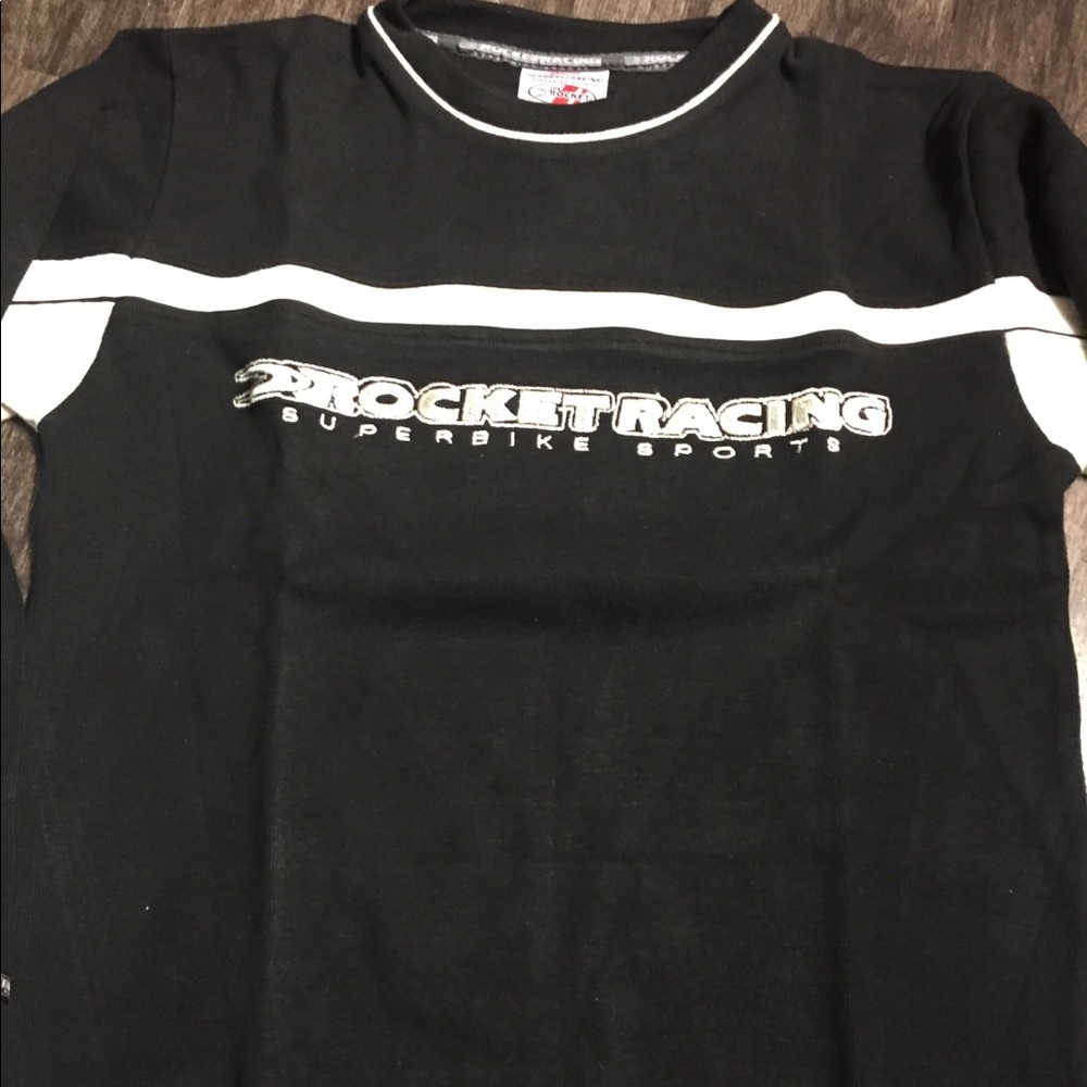 Men’s Long Sleeve Sweatshirt Large Rocket Racing